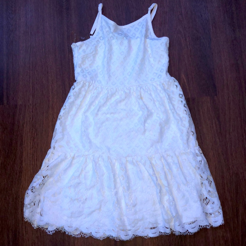 White kids dress